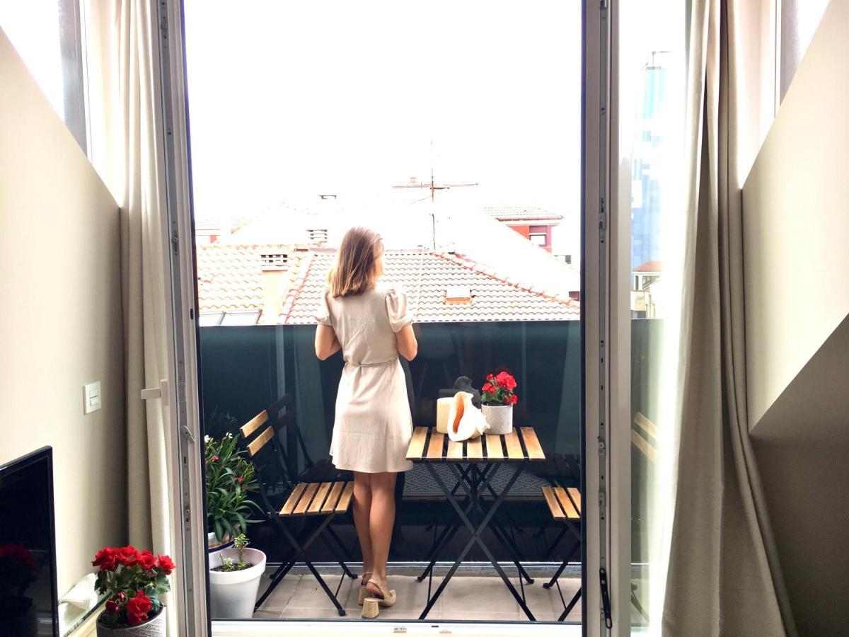 Atico Marques Vistas Al Mar - Garaje Opcional Apartman Gijón Kültér fotó