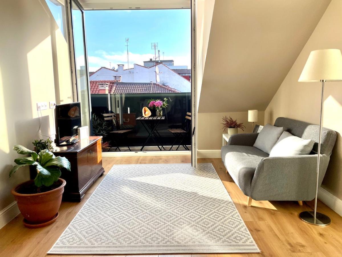 Atico Marques Vistas Al Mar - Garaje Opcional Apartman Gijón Kültér fotó