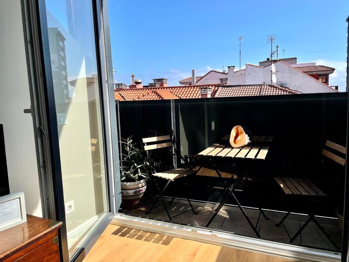 Atico Marques Vistas Al Mar - Garaje Opcional Apartman Gijón Kültér fotó