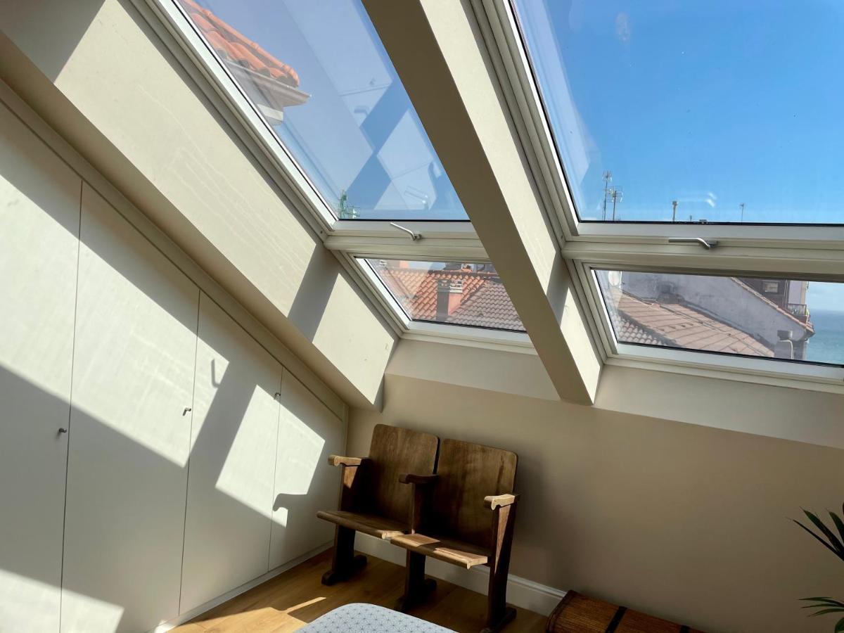Atico Marques Vistas Al Mar - Garaje Opcional Apartman Gijón Kültér fotó
