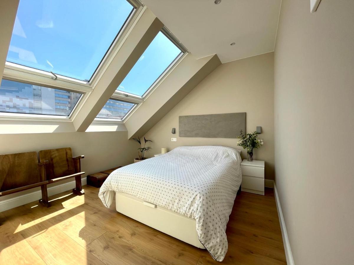 Atico Marques Vistas Al Mar - Garaje Opcional Apartman Gijón Kültér fotó